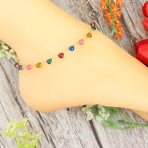 "Dainty Anklet for Women – Elegant Everyday Jewelry & Perfect Gift | MLCRC1424 - Picture 1 of 10
